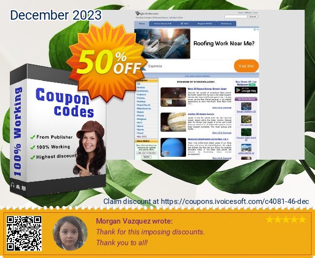 Autumn Time 3D Screensaver khas penawaran sales Screenshot
