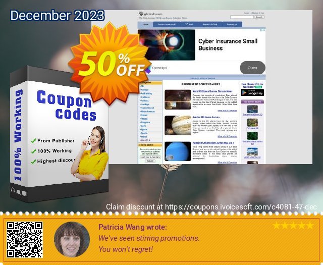 Halloween Time 3D Screensaver hebat voucher promo Screenshot