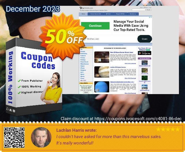 DigiMinds Holidays Screensavers for Windows Pack discount 50% OFF, 2024 April Fools' Day offering sales. 50% bundle discount
