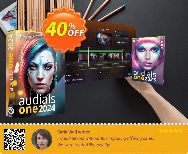 Audials One 2024 discount 40% OFF, 2024 Spring offering sales. 40% OFF Audials One 2024, verified