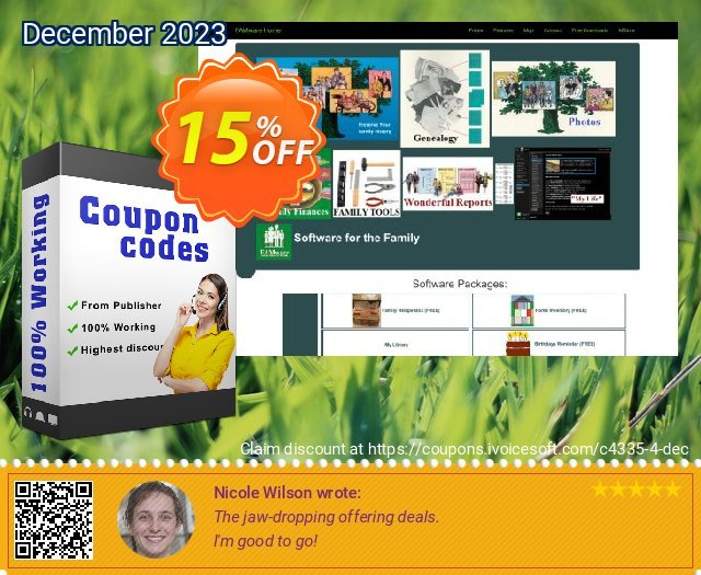 FAMILY HISTORY LITE discount 15% OFF, 2024 Spring discounts. FAMware coupon (4335)