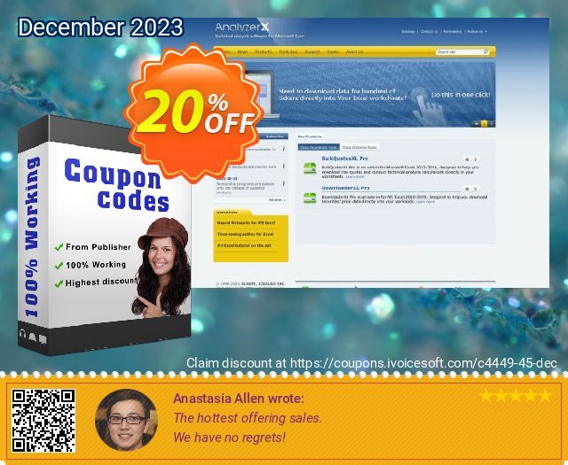 AnalyzerXL Pro wunderschön Verkaufsförderung Bildschirmfoto