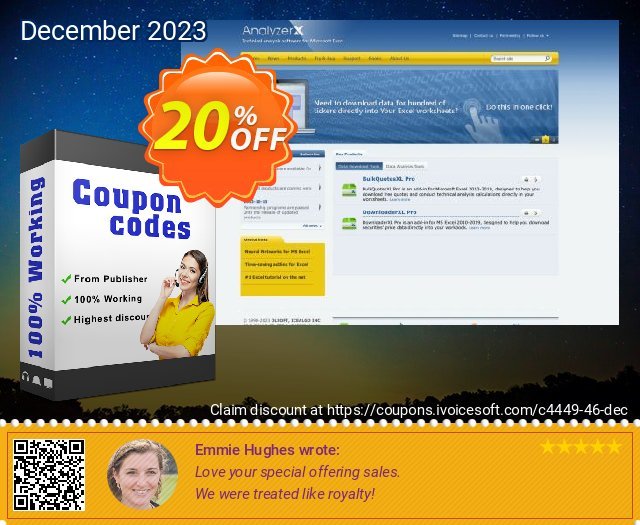 BacktestingXL Pro discount 20% OFF, 2024 April Fools' Day offering deals. 20 OFF analyzerxl (4449)