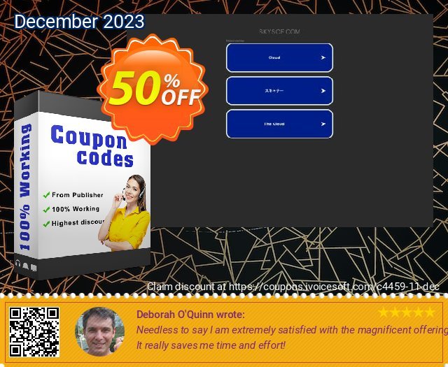 DSN Now! discount 50% OFF, 2022 Halloween promo. 50% Off