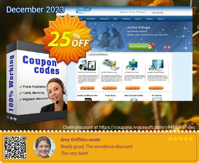 WiseRecovery Data Recovery 1 Computer /1 Year discount 25% OFF, 2022 Memorial Day offering sales. Lionsea Software coupon archive (44687)