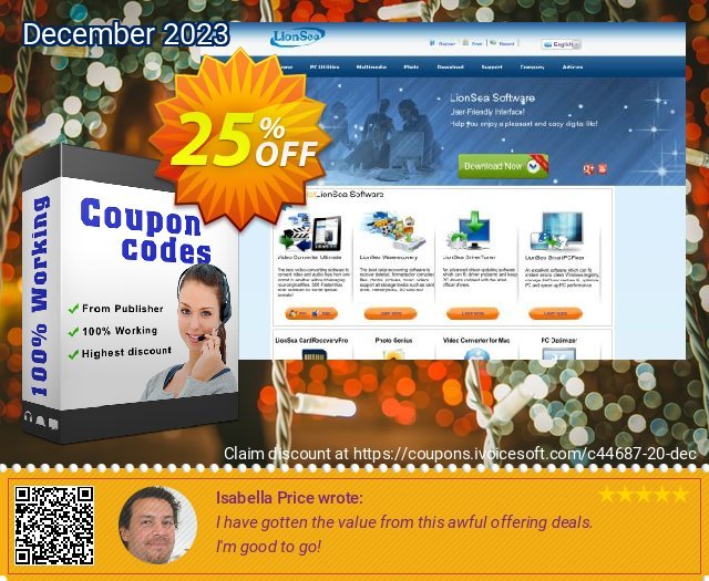 WiseRecovery Data Recovery 3 Computers /Lifetime License discount 25% OFF, 2024 World Heritage Day discounts. Lionsea Software coupon archive (44687)