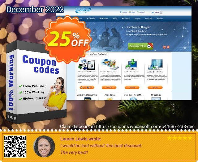 DriverTuner 1 Computer discount 25% OFF, 2022 Happy New Year offering sales. Lionsea Software coupon archive (44687)