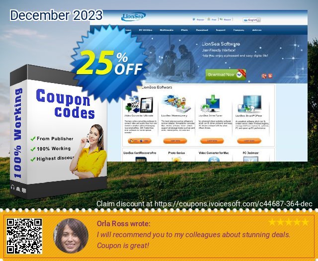 SmartPCFixer 1 Computer discount 25% OFF, 2022 New Year offering sales. Lionsea Software coupon archive (44687)