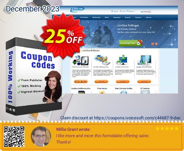 SmartPCFixer 1 Computer /1 Year discount 25% OFF, 2022 African Liberation Day offer. Lionsea Software coupon archive (44687)