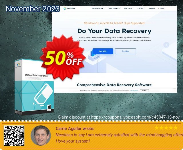 DoYourData Super Eraser discount 50% OFF, 2024 Resurrection Sunday offering sales. DoYourData recovery coupon (45047)