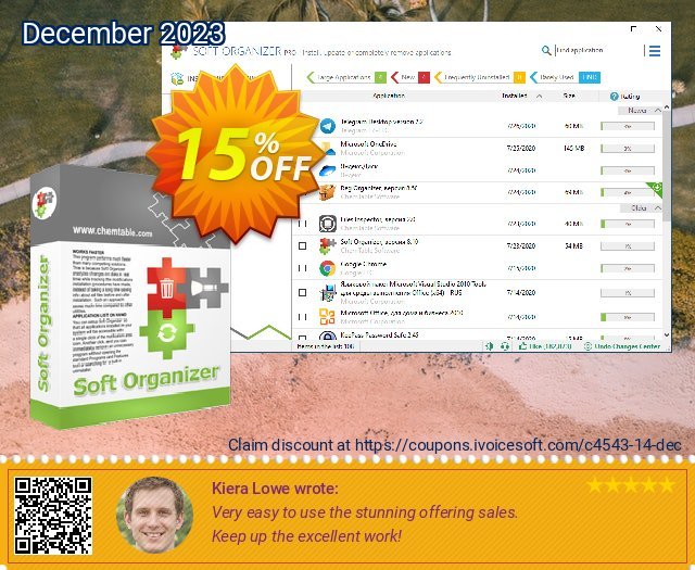 Soft Organizer - Family License Exzellent Außendienst-Promotions Bildschirmfoto