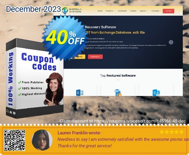 Enstella EmailClient Conversion Toolkit discount 40% OFF, 2024 Int' Nurses Day sales. Special Offer