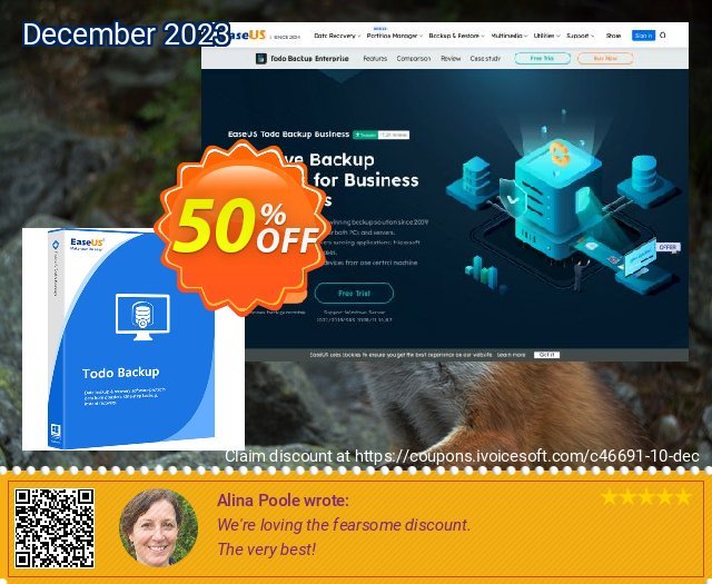 EaseUS Todo Backup Advanced Server (1 year) discount 60% OFF, 2022 Year-End discount. CHENGDU special coupon code 46691