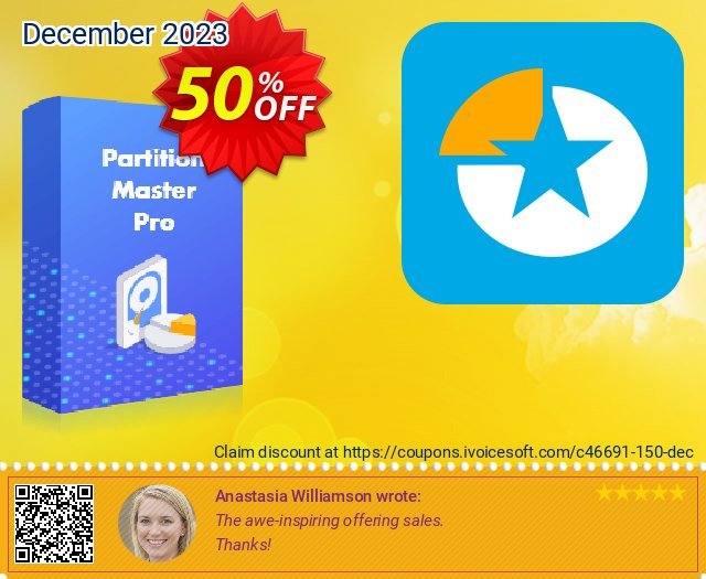 EaseUS Partition Master Unlimited Lifetime discount 50% OFF, 2023 Magic Day promo sales. 40% OFF EaseUS Partition Master Unlimited Lifetime, verified