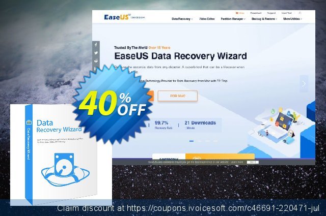 easeus data recovery wizard professional 9.5 diccount code