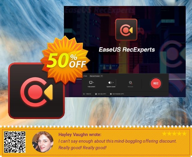 EaseUS RecExperts discount 50% OFF, 2024 World Heritage Day offering discount. World Backup Day Celebration