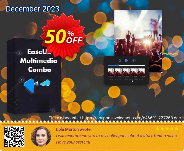 EaseUS Multimedia Combo Lifetime: MobiMover + RecExperts + Video Editor discount 50% OFF, 2024 Rose Day offer. 67% OFF EaseUS Multimedia Combo Lifetime: MobiMover + RecExperts + Video Editor, verified