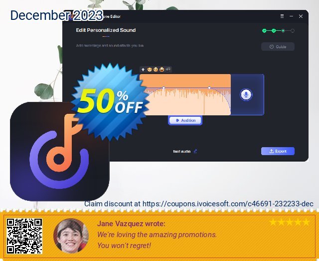 EaseUS Ringtone Editor Yearly discount 50% OFF, 2023 National No Bra Day offering sales. 60% OFF EaseUS Ringtone Editor, verified
