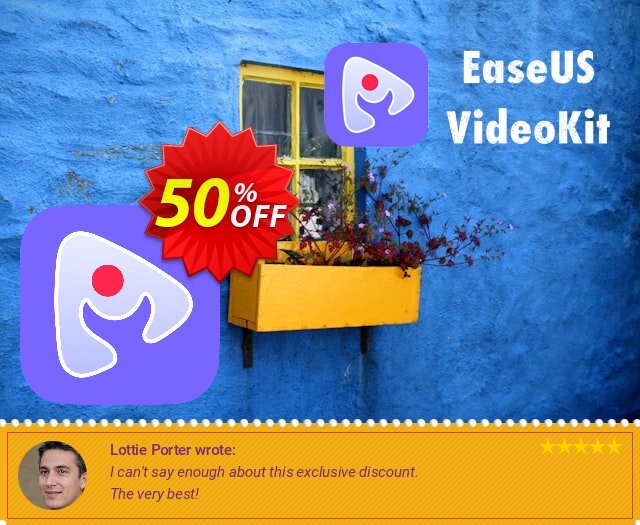 EaseUS VideoKit 惊人的 产品折扣 软件截图