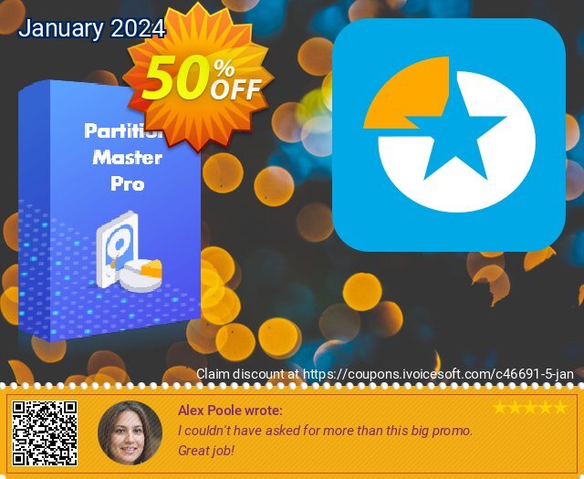 EaseUS Partition Master Pro discount 60% OFF, 2022 Discovery Day offering sales. EaseUS Coupon (46691)