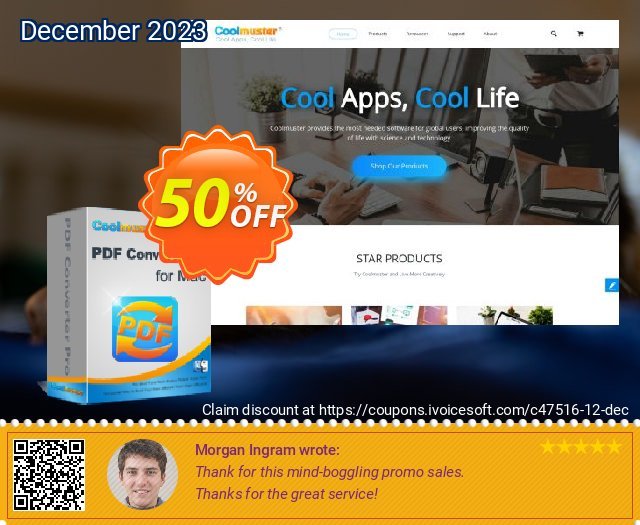 Coolmuster PDF Converter Pro for Mac terpisah dr yg lain voucher promo Screenshot