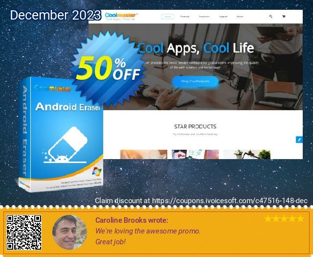 Coolmuster Android Eraser - Lifetime License (20 PCs) großartig Preisnachlass Bildschirmfoto