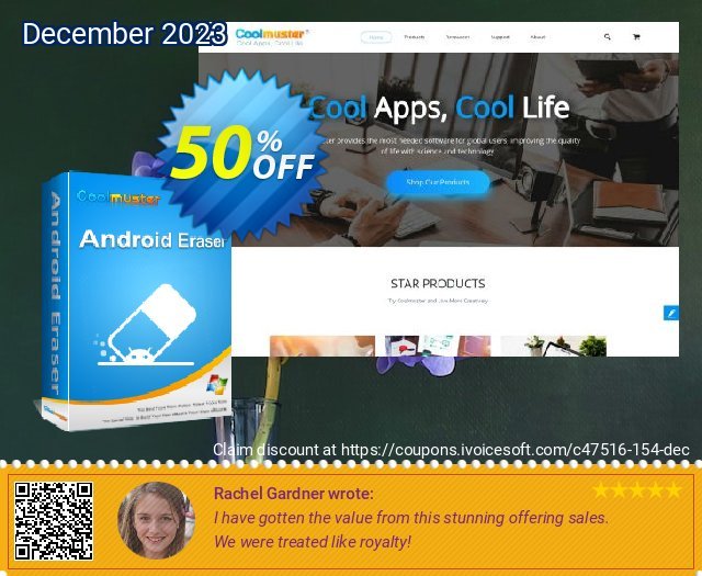 Coolmuster Android Eraser - 1 Year License (15 PCs) wundervoll Preisnachlässe Bildschirmfoto