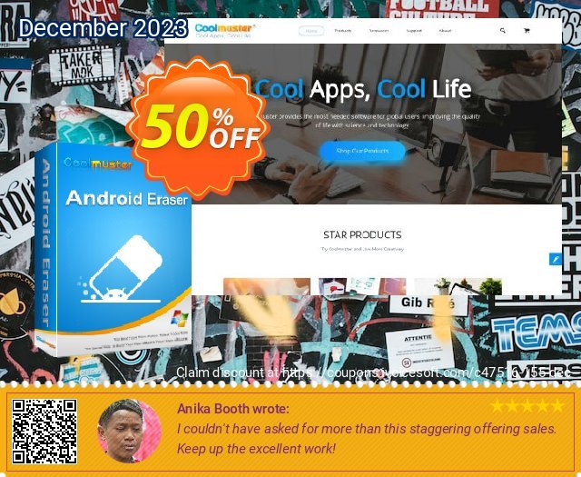 Coolmuster Android Eraser - 1 Year License (20 PCs) megah penjualan Screenshot