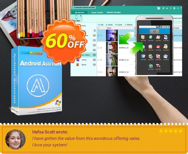 Coolmuster Android Assistant discount 60% OFF, 2024 Spring offering sales. affiliate discount