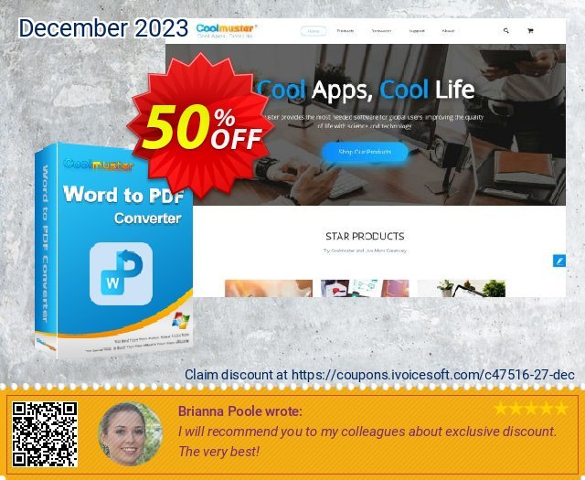 Coolmuster Word to PDF Converter discount 50% OFF, 2022 Christmas & New Year discount. affiliate discount