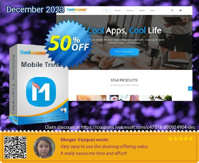 Coolmuster Mobile Transfer for Mac Lifetime (16-20 PCs) mengherankan penawaran loyalitas pelanggan Screenshot