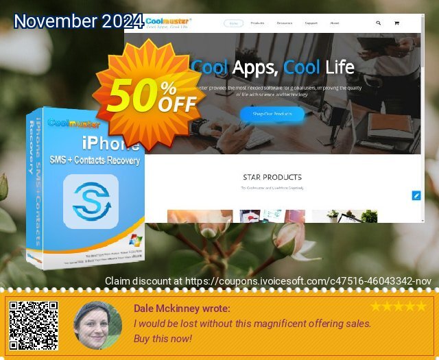 Coolmuster iPhone SMS + Contacts Recovery - Lifetime License (Unlimited Devices, 1 PC) wundervoll Disagio Bildschirmfoto