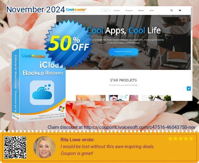 Coolmuster iCloud Backup Recovery - 1 Year License (1 PC) luar biasa penawaran waktu Screenshot