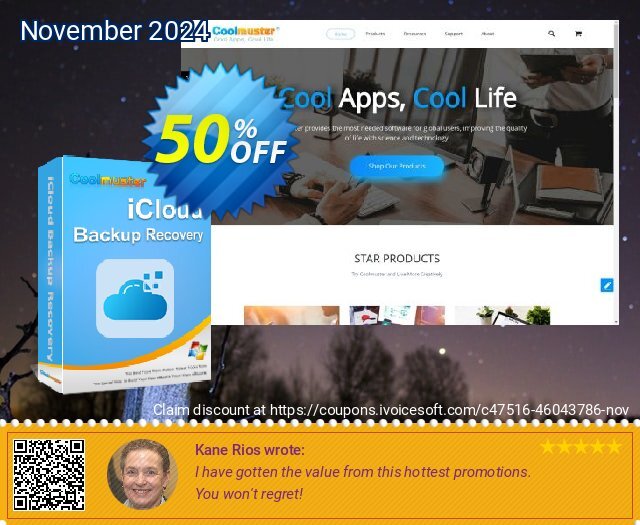 Coolmuster iCloud Backup Recovery - 1 Year License (5 PCs) keren penawaran diskon Screenshot