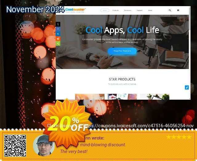 Coolmuster PDF to JPG Converter - 1 Year License (10 PCs) discount 20% OFF, 2024 DrinksGiving discount. Coolmuster PDF to JPG Converter - 1 Year License(10 PCs) Impressive deals code 2024