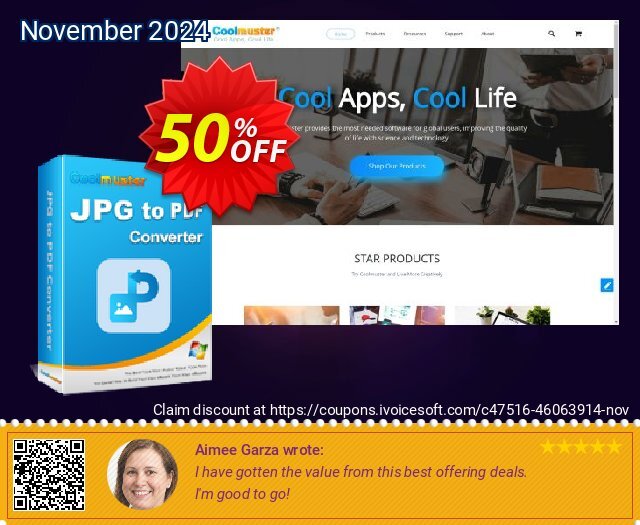 Coolmuster JPG to PDF Converter - Lifetime License (1 PC) discount 50% OFF, 2024 Thanksgiving offering deals. Coolmuster JPG to PDF Converter - Lifetime License(1 PC) Formidable discount code 2024