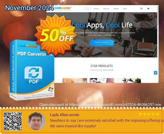 Coolmuster PDF Converter - 1 Month License (5 PCs) terbaik penawaran deals Screenshot