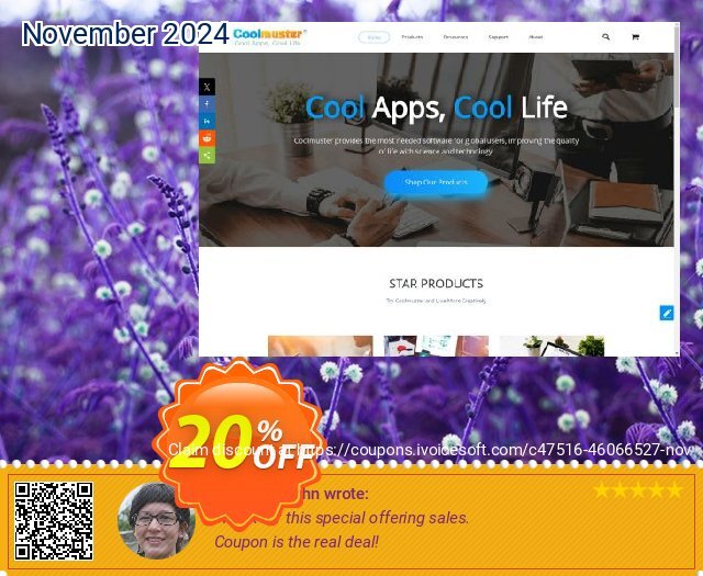 Coolmuster PDF Image Extractor - 1 Month License (1 PC) discount 20% OFF, 2024 World Hello Day offering sales. Coolmuster PDF Image Extractor - 1 Month License(1 PC) Exclusive discounts code 2024