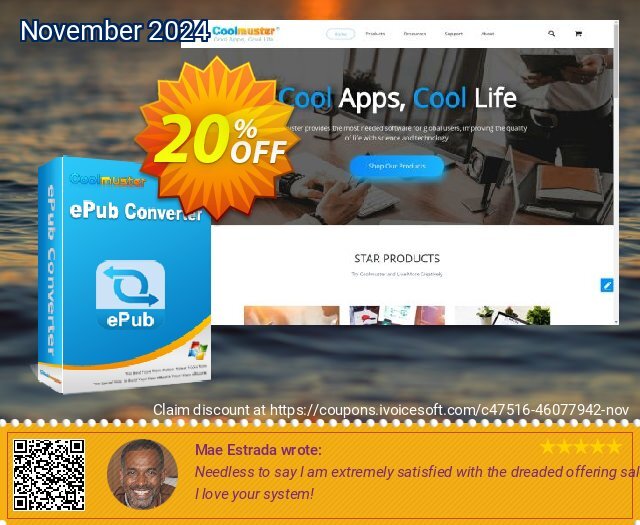 Coolmuster ePub Converter - Lifetime License (1 PC) discount 20% OFF, 2024 American Football Day offering sales. Coolmuster ePub Converter - Lifetime License(1 PC) Stirring discount code 2024