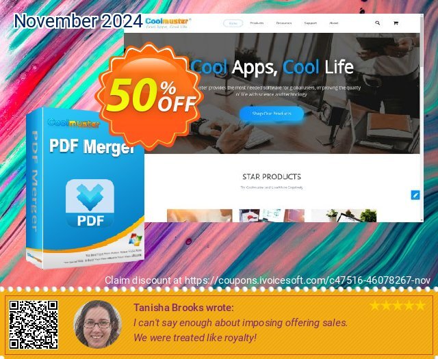 Coolmuster PDF Merger - 1 Month License (5 PCs) discount 50% OFF, 2024 All Saints' Day offering sales. Coolmuster PDF Merger - 1 Month License(5 PCs) Fearsome promotions code 2024