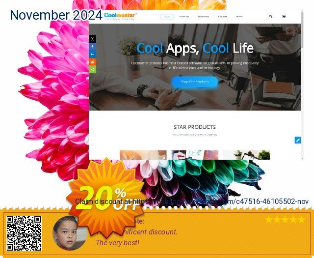 Coolmuster PDF to ePub Converter - 1 Month License (1 PC) discount 20% OFF, 2024 Cyber Monday discount. Coolmuster PDF to ePub Converter - 1 Month License(1 PC) Marvelous promo code 2024