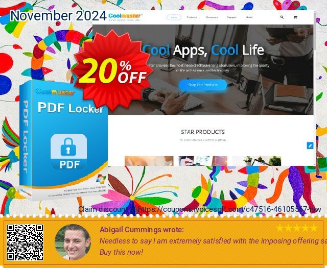 Coolmuster PDF Locker - Lifetime License (1 PC) mengagetkan penawaran deals Screenshot