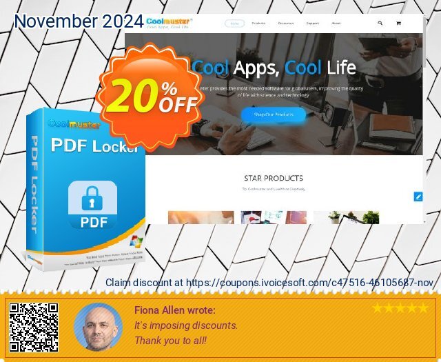 Coolmuster PDF Locker - 1 Year License (5 PCs) enak penawaran sales Screenshot