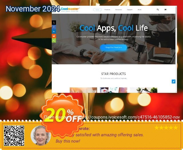 Coolmuster PDF Locker - 1 Month License (5 PCs) discount 20% OFF, 2024 World Hello Day offering sales. Coolmuster PDF Locker - 1 Month License(5 PCs) Super promo code 2024