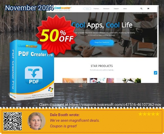 Coolmuster PDF Creator - Lifetime License (5 PCs) discount 50% OFF, 2024 All Saints' Day deals. Coolmuster PDF Creator - Lifetime License(5 PCs) Fearsome offer code 2024