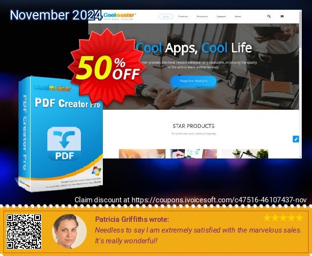 Coolmuster PDF Creator - 1 Year License (10 PCs) discount 50% OFF, 2024 DrinksGiving sales. Coolmuster PDF Creator - 1 Year License(10 PCs) Awful sales code 2024