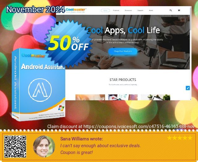 Coolmuster Android Assistant - 1 Month License (1 PC) discount 50% OFF, 2024 World Vegan Day deals. Coolmuster Android Assistant - 1 Month License(1 PC) Awful offer code 2024