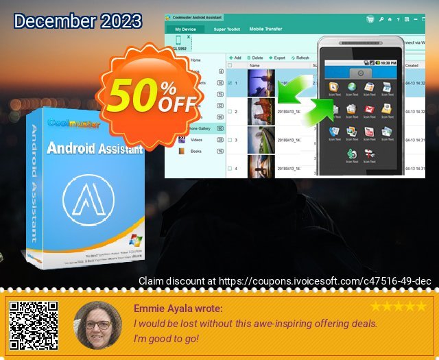 Coolmuster Android Assistant - 1 Year License (30 PCs) sangat bagus promosi Screenshot