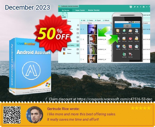 Coolmuster Android Assistant - Lifetime License (20 PCs) yg mengagumkan sales Screenshot