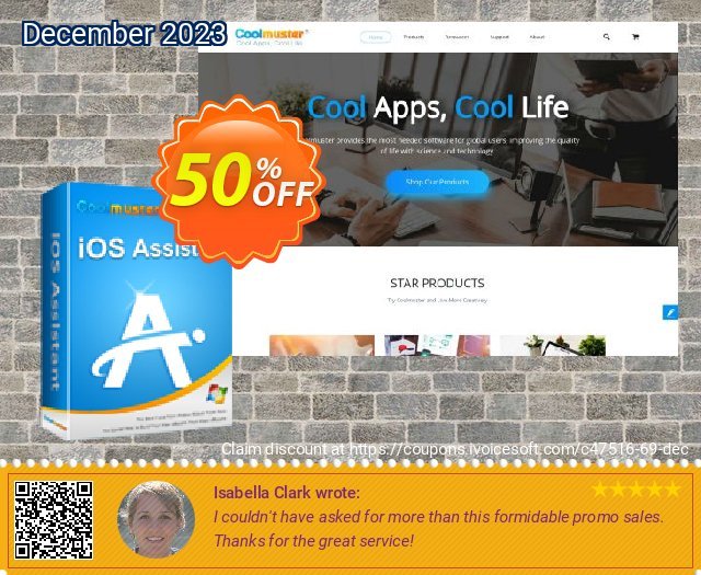 Coolmuster iOS Assistant - Lifetime License(6-10PCs) 美妙的 折扣码 软件截图